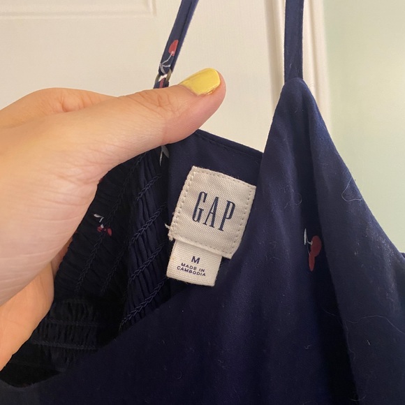 GAP | navy dress with 🍒 pattern - Picture 5 of 5